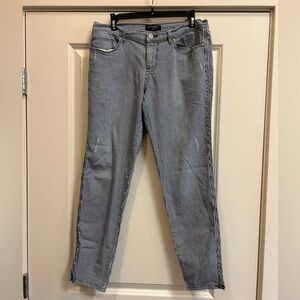 Banana Republic Skinny Fit Jeans Blue White Stripe - size 31/12